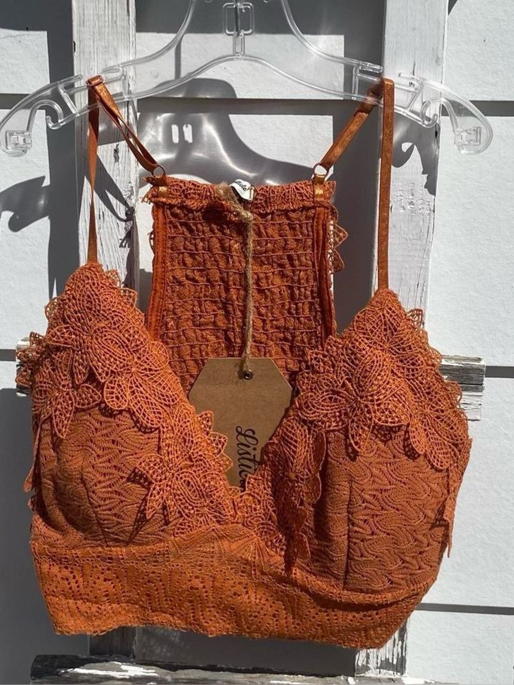 Listicle Butterscotch Lace Bralette 👚✨ NWT Deadstock 🛍️